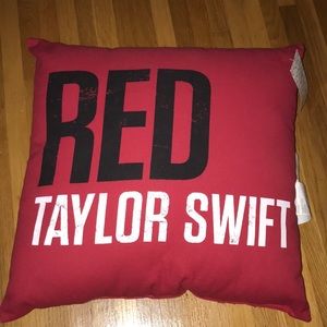 Taylor Swift Red Pillow